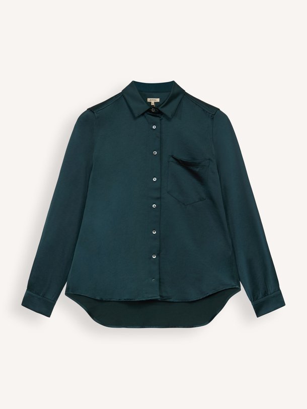 Ontdek de Pekin viscosemix blouse van Bellerose in de kleur donkergroen bij Orangebag. Op werkdagen voor 21:45 besteld, morgen in huis.