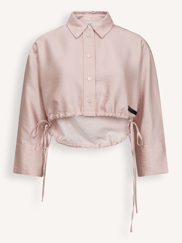 Ontdek de Breeze katoenmix cropped blouse van Haute L'Amitié in de kleur oud roze bij Orangebag. Op werkdagen voor 21:45 besteld, morgen in huis.