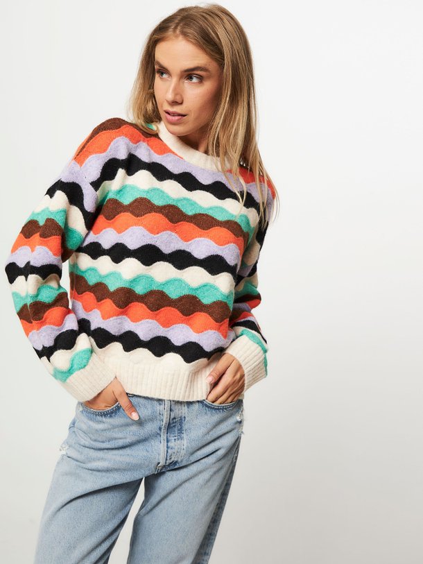 Ontdek de Panayo wolmix trui met dessin van Suncoo in de kleur crème bij Orangebag. Op werkdagen voor 21:45 besteld, morgen in huis.