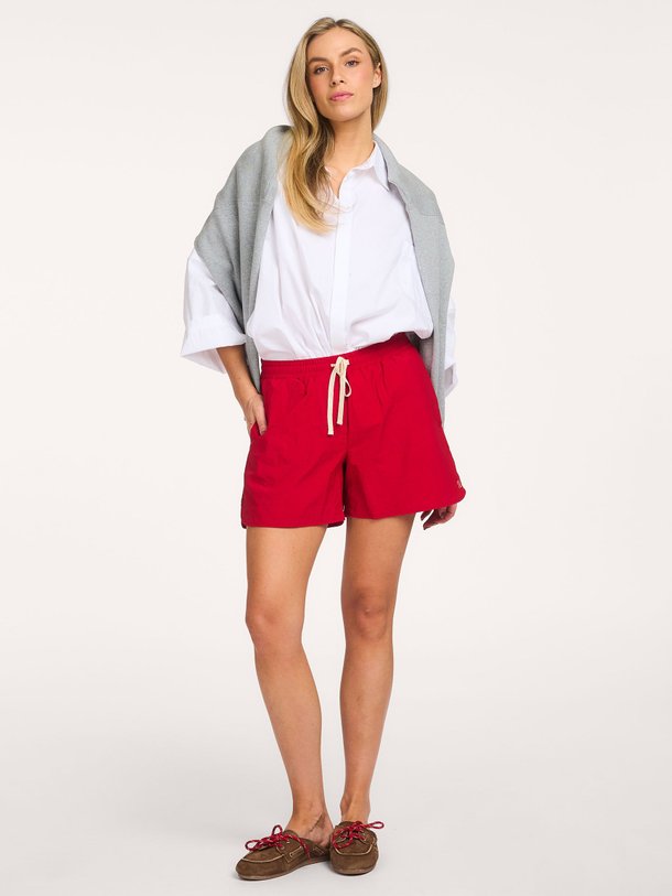 Ontdek de Lio geweven short van By-Bar in de kleur Rood bij Orangebag. Op werkdagen voor 21:45 besteld, morgen in huis.