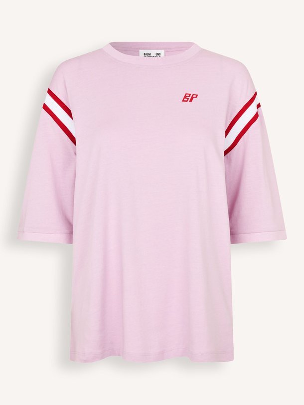 Ontdek de July organic cotton T-shirt van Baum und Pferdgarten in de kleur Lila bij Orangebag. Op werkdagen voor 21:45 besteld, morgen in huis.