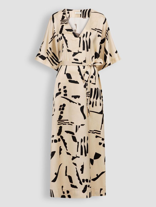 Ontdek de Palm geweven jurk met print van Alchemist in de kleur champagne bij Orangebag. Op werkdagen voor 21:45 besteld, morgen in huis.