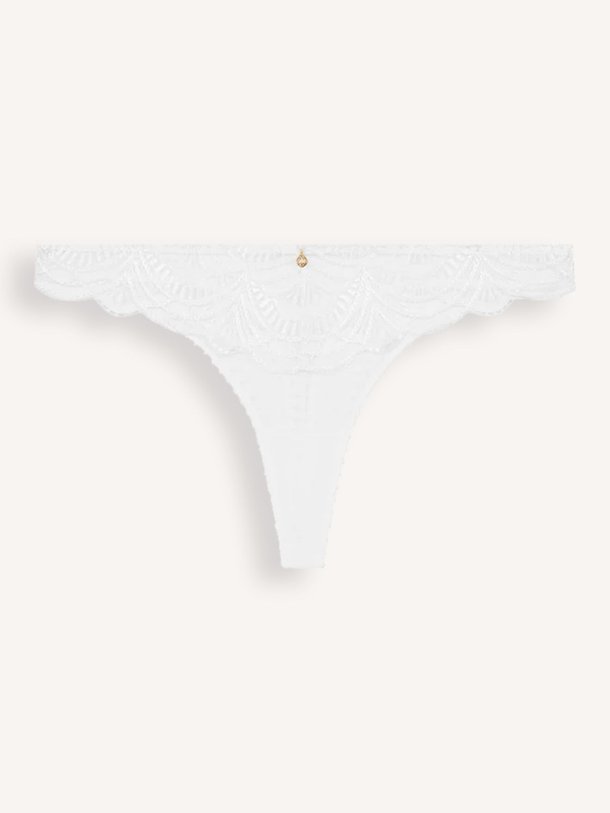 Ontdek de Vibes kanten string van Aubade in de kleur wit bij Orangebag. Op werkdagen voor 21:45 besteld, morgen in huis.