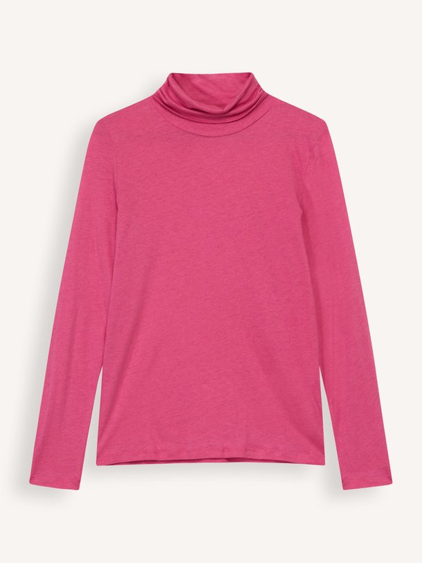 Ontdek de M005 Organic cottonmix top met col van Majestic Filatures in de kleur roze bij Orangebag. Op werkdagen voor 21:45 besteld, morgen in huis.