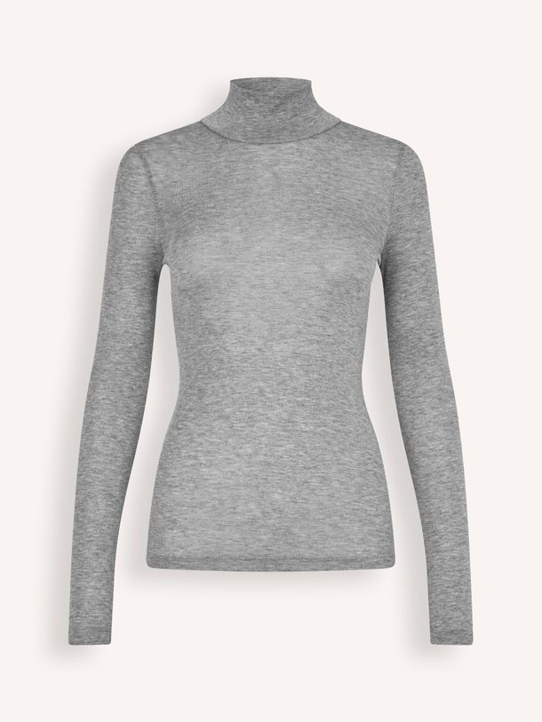 Ontdek de Sadou wolmix top met col van Samsoe Samsoe in de kleur grijs bij Orangebag. Op werkdagen voor 21:45 besteld, morgen in huis.