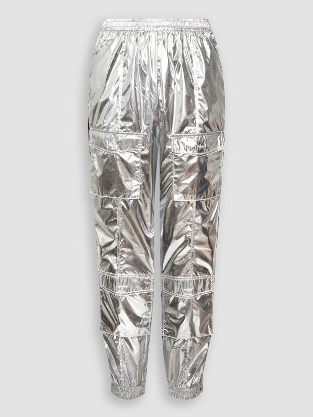 Ontdek de Afina geweven metallic relaxed fit broek van Gestuz in de kleur zilverkleur bij Orangebag. Op werkdagen voor 21:45 besteld, morgen in huis.