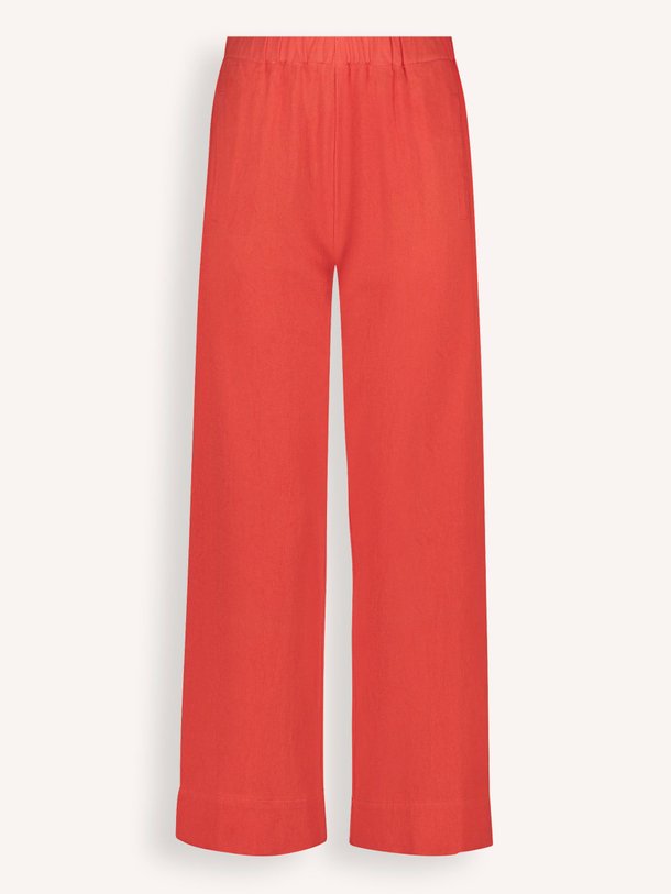 Ontdek de Mees katoenen wide leg broek van By-Bar in de kleur rood bij Orangebag. Op werkdagen voor 21:45 besteld, morgen in huis.