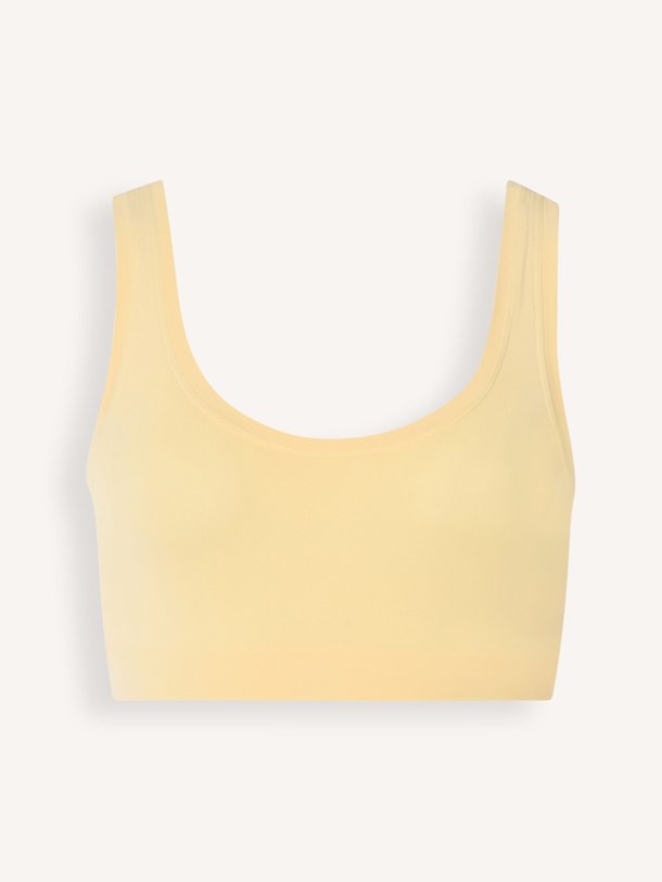 Ontdek de Touch Feeling jersey bralette van Hanro in de kleur Geel bij Orangebag. Op werkdagen voor 21:45 besteld, morgen in huis.