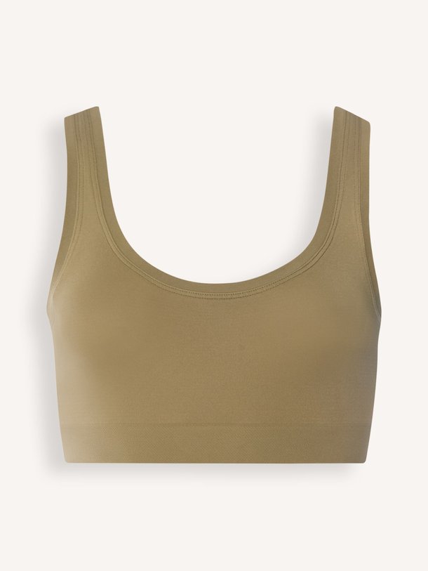 Ontdek de Touch Feeling Jersey bralette van Hanro in de kleur Mosgroen bij Orangebag. Op werkdagen voor 21:45 besteld, morgen in huis.