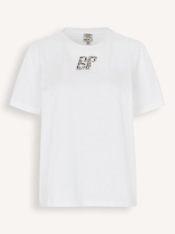 Ontdek de Jawo organic cotton T-shirt van Baum und Pferdgarten in de kleur Wit bij Orangebag. Op werkdagen voor 21:45 besteld, morgen in huis.