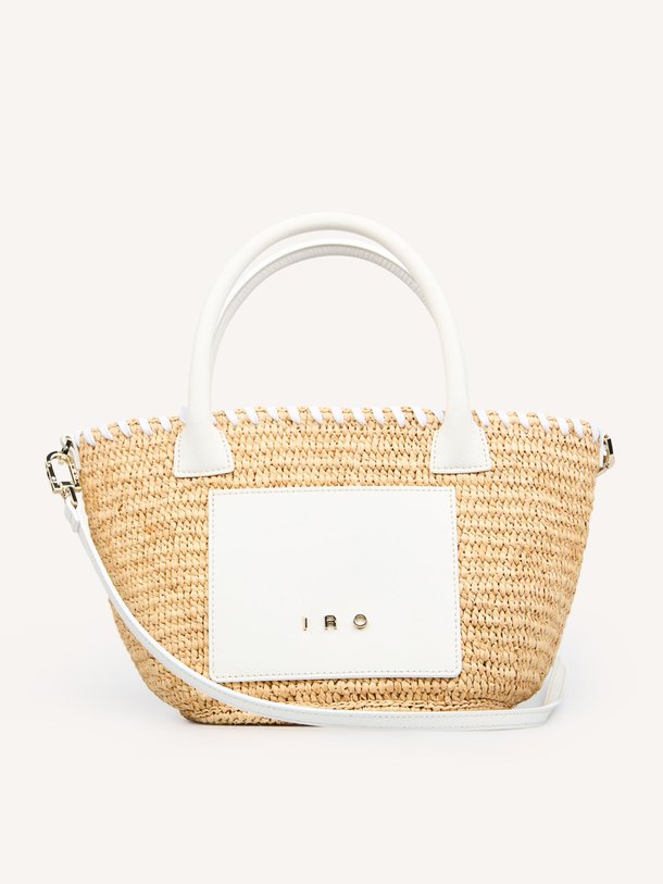 Ontdek de Narcy gevlochten schouder-/handtas van Iro in de kleur wit bij Orangebag. Op werkdagen voor 21:45 besteld, morgen in huis.