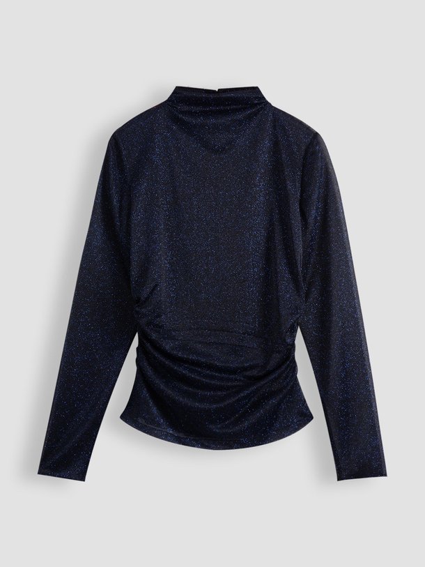 Ontdek de Kari geweven mesh top met glitter print van Hofmann Copenhagen in de kleur donkerblauw bij Orangebag. Op werkdagen voor 21:45 besteld, morgen in huis.