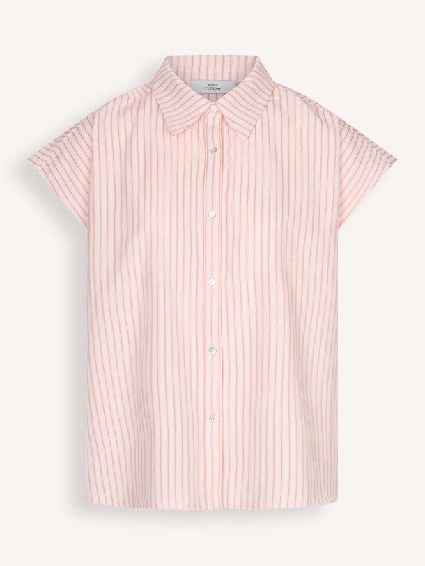 Ontdek de Cisoba katoenmix seersucker blouse van Ruby Tuesday in de kleur Roze bij Orangebag. Op werkdagen voor 21:45 besteld, morgen in huis.