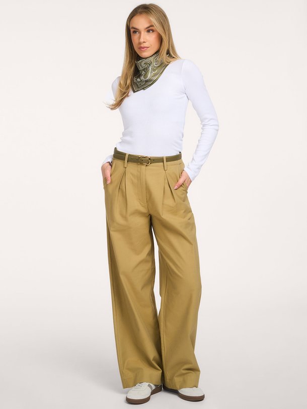 Ontdek de Tore viscose/katoenmix broek van Modstrom in de kleur beige bij Orangebag. Op werkdagen voor 21:45 besteld, morgen in huis.