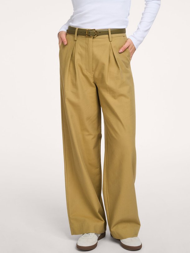Ontdek de Tore viscose/katoenmix broek van Modstrom in de kleur beige bij Orangebag. Op werkdagen voor 21:45 besteld, morgen in huis.