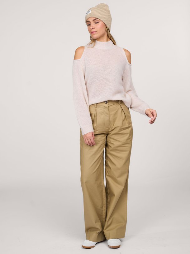 Ontdek de Tore viscose/katoenmix broek van Modstrom in de kleur beige bij Orangebag. Op werkdagen voor 21:45 besteld, morgen in huis.