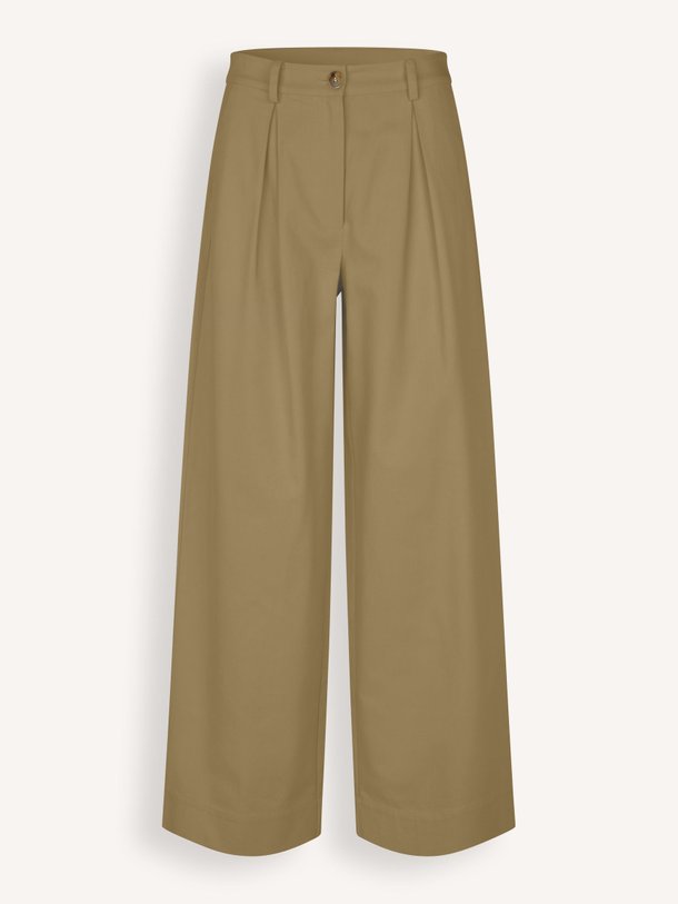 Ontdek de Tore viscose/katoenmix broek van Modstrom in de kleur Groen bij Orangebag. Op werkdagen voor 21:45 besteld, morgen in huis.