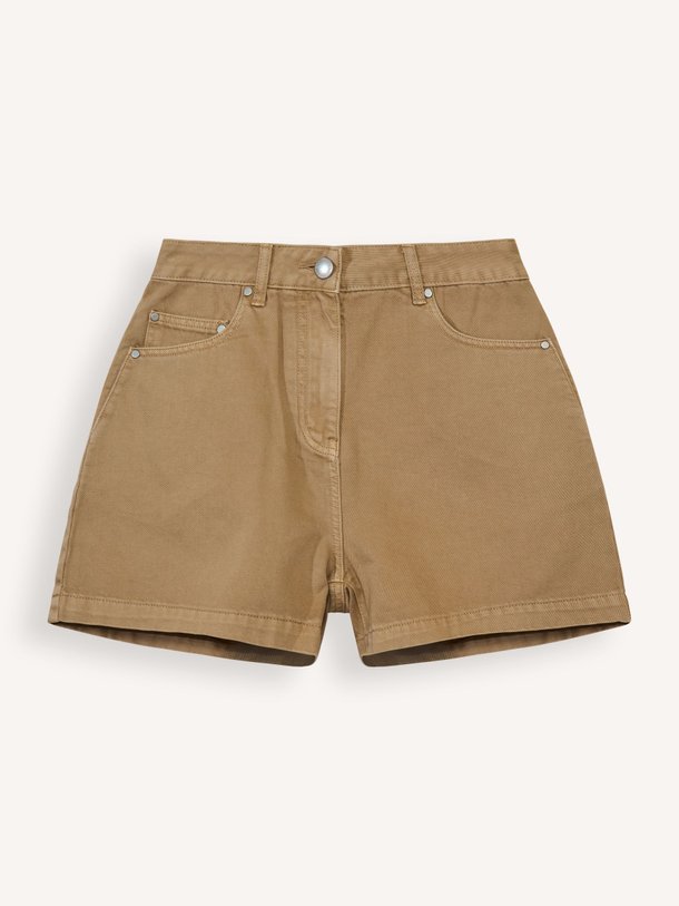 Ontdek de Kylian high waist denim short van Suncoo in de kleur beige bij Orangebag. Op werkdagen voor 21:45 besteld, morgen in huis.
