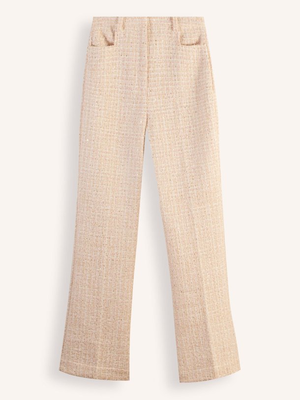 Rotate Birger Christensen Geweven Gemêleerde Bouclé Pantalon - Lichtroze Ontdek de Geweven gemêleerde bouclé pantalon van Rotate Birger Christensen in de kleur lichtroze bij Orangebag. Op werkdagen voor 21:45 besteld, morgen in huis.
