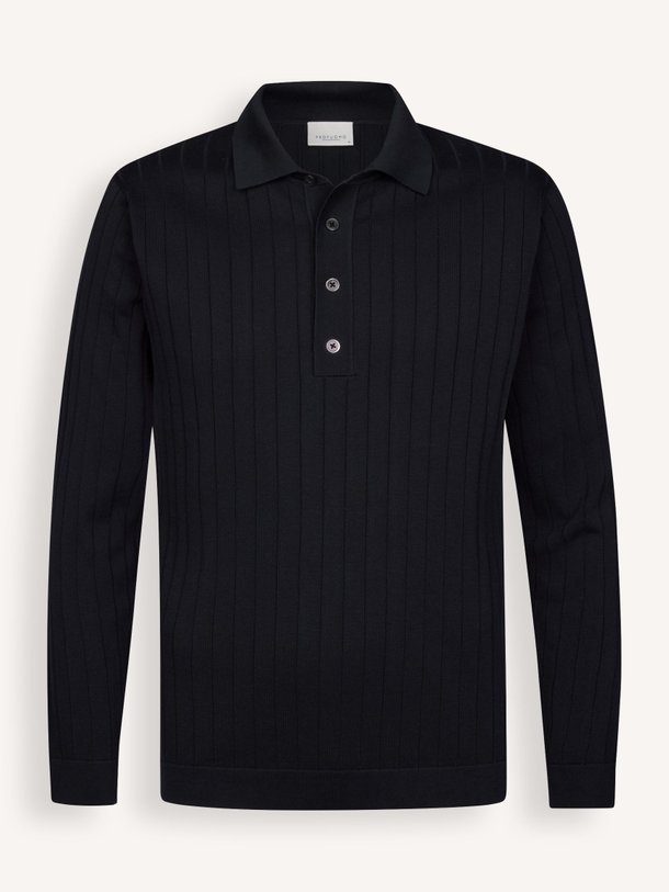 Ontdek de Katoenen polo trui van Profuomo in de kleur Donkerblauw bij Orangebag. Op werkdagen voor 21:45 besteld, morgen in huis.