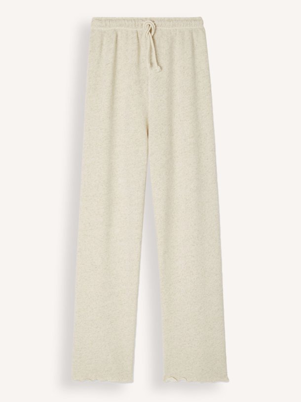 Ontdek de Itonay katoen/linnenmix gemêleerde joggingbroek van American Vintage in de kleur ecru bij Orangebag. Op werkdagen voor 21:45 besteld, morgen in huis.
