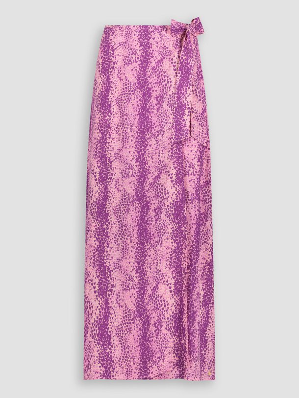 Ontdek de Bobo viscose overslagrok met print van Fabienne Chapot in de kleur roze bij Orangebag. Op werkdagen voor 21:45 besteld, morgen in huis.