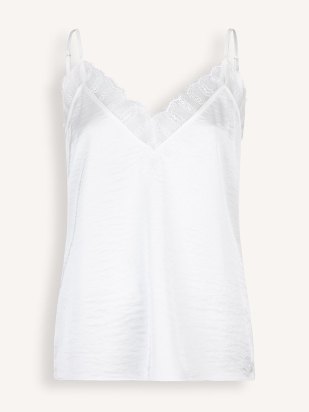 Dante 6 Ipso - Geweven Top Met Kant - Wit Ontdek de Ipso geweven top met kant van Dante 6 in de kleur wit bij Orangebag. Op werkdagen voor 21:45 besteld, morgen in huis.