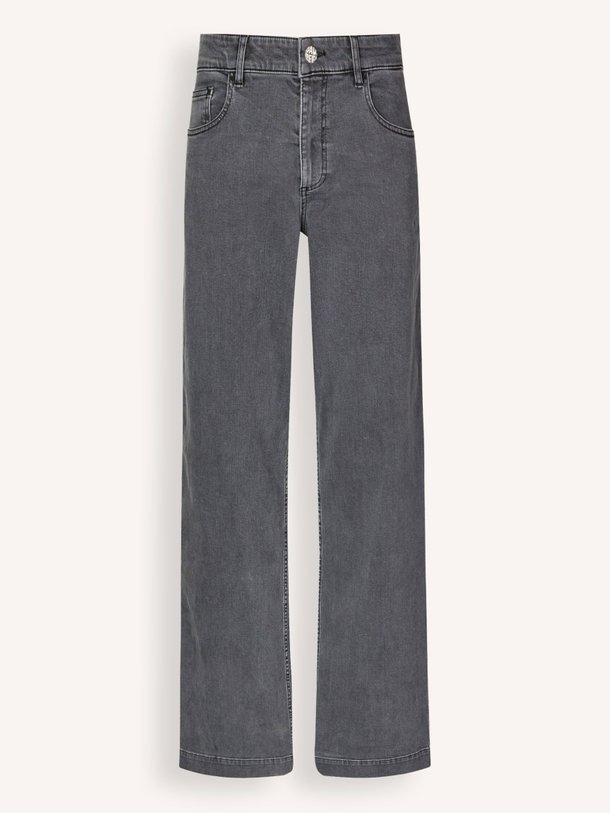 Ontdek de Nicette high waist wide leg jeans van Baum und Pferdgarten in de kleur donkergrijs bij Orangebag. Op werkdagen voor 21:45 besteld, morgen in huis.