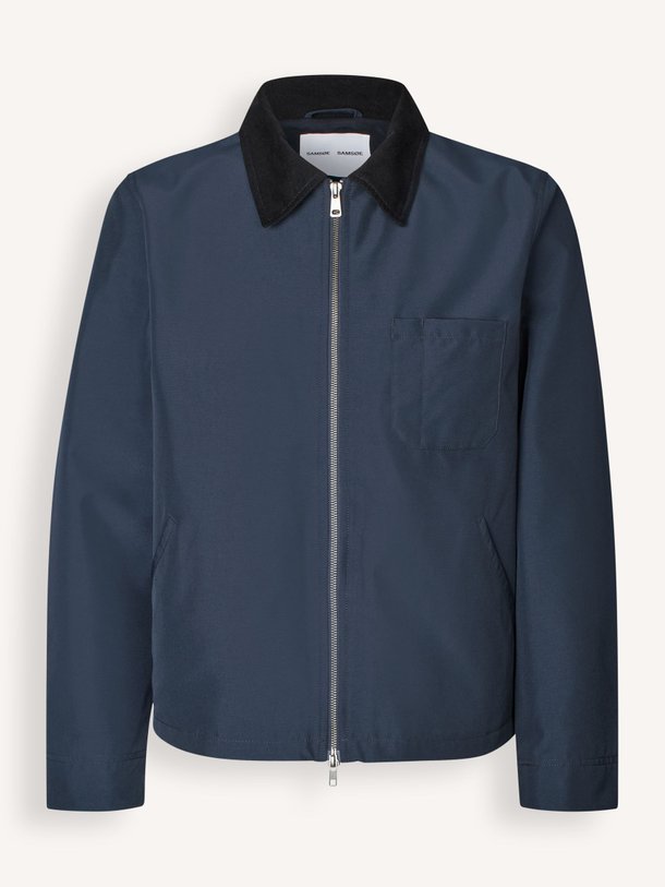 Ontdek de Sarobin geweven jack van Samsoe Samsoe in de kleur Donkerblauw bij Orangebag. Op werkdagen voor 21:45 besteld, morgen in huis.