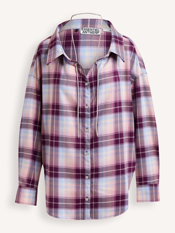 Ontdek de Jandrew viscosemix geruite blouse van Essentiel Antwerp in de kleur Paars bij Orangebag. Op werkdagen voor 21:45 besteld, morgen in huis.