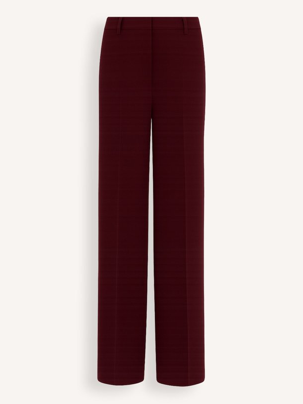 Ontdek de Alain geweven wide leg pantalon van Dante 6 in de kleur Bordeauxrood bij Orangebag. Op werkdagen voor 21:45 besteld, morgen in huis.