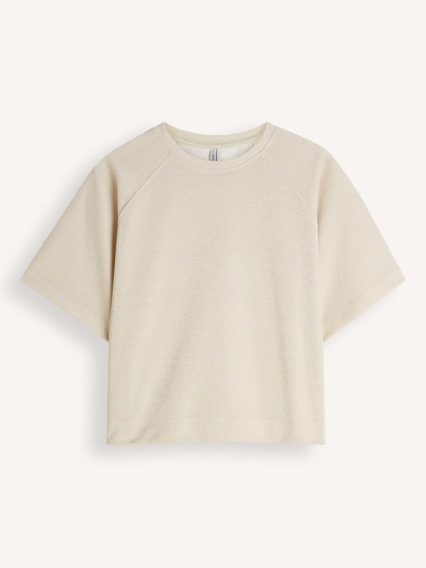 Ontdek de Viscosemix top met lurex van Summum in de kleur Ecru bij Orangebag. Op werkdagen voor 21:45 besteld, morgen in huis.