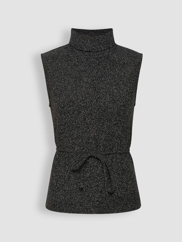 Ontdek de Sine elastische top met col en lurex van My Essential Wardrobe in de kleur zwart bij Orangebag. Op werkdagen voor 21:45 besteld, morgen in huis.