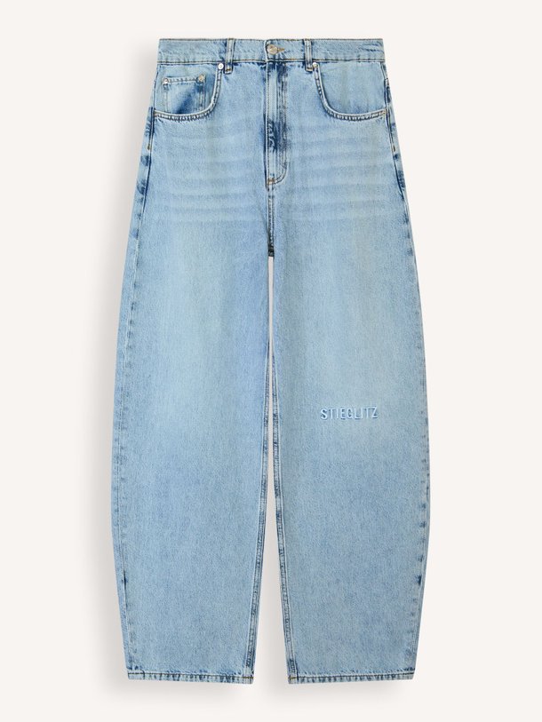 Ontdek de Teresa high waist barrel fit non-stretch jeans van Stieglitz in de kleur Blauw bij Orangebag. Op werkdagen voor 21:45 besteld, morgen in huis.