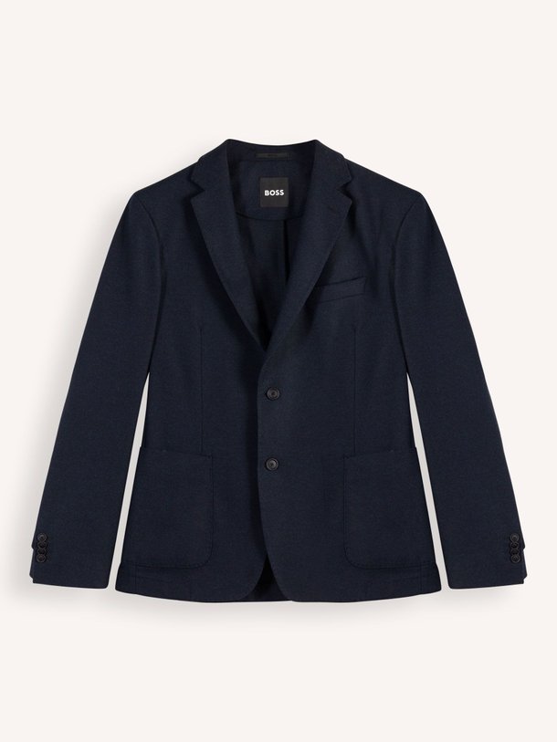 Ontdek de Hanry wol/viscosemix blazer van Boss in de kleur donkerblauw bij Orangebag. Op werkdagen voor 21:45 besteld, morgen in huis.