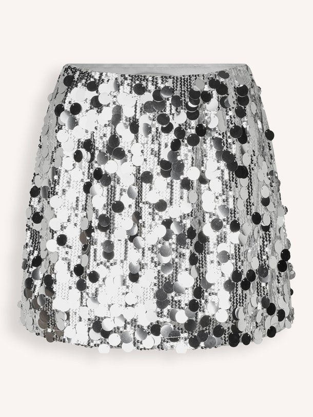 Ontdek de Audra geweven rok met pailletten van Second Female in de kleur zilverkleur bij Orangebag. Op werkdagen voor 21:45 besteld, morgen in huis.