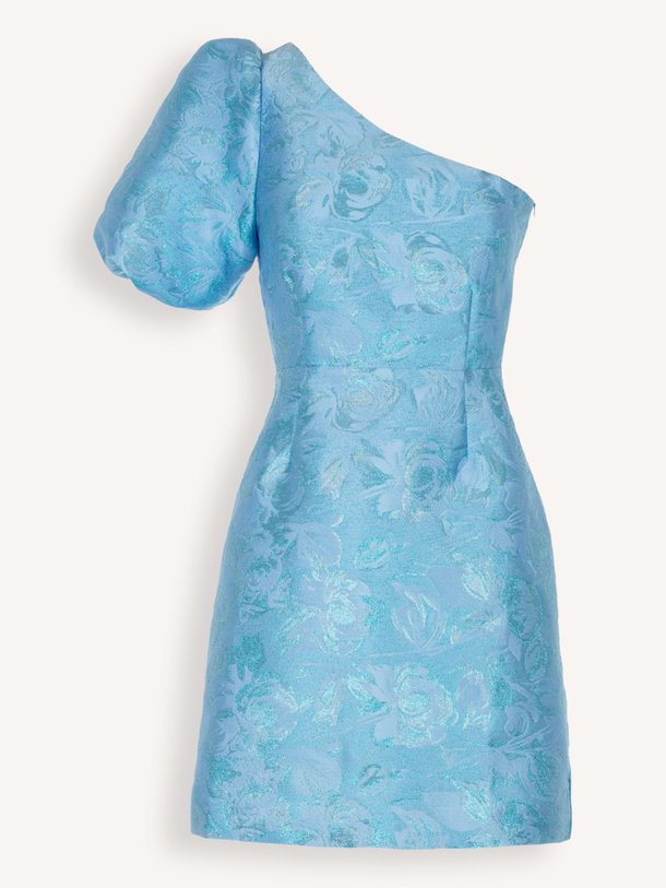 Ontdek de Dania geweven jacquard jurk met lurex van Freebird in de kleur blauw bij Orangebag. Op werkdagen voor 21:45 besteld, morgen in huis.