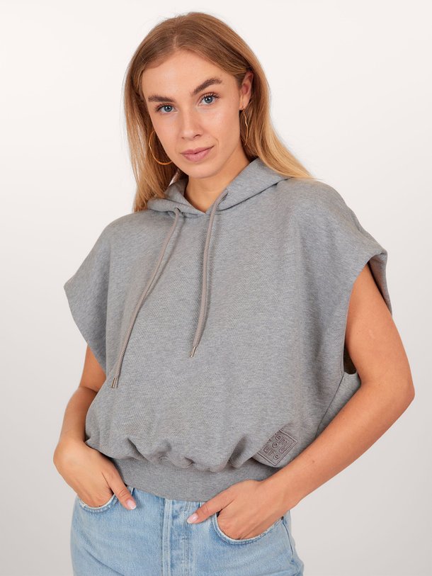 Ontdek de Katoenen gemêleerde sweater van Semicouture in de kleur grijs bij Orangebag. Op werkdagen voor 21:45 besteld, morgen in huis.