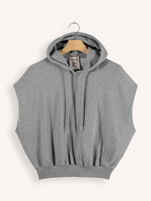 Ontdek de Katoenen gemêleerde sweater van Semicouture in de kleur grijs bij Orangebag. Op werkdagen voor 21:45 besteld, morgen in huis.