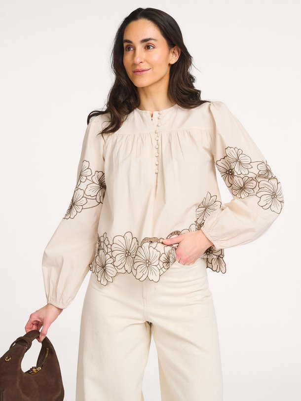 Ontdek de Elinor katoenen top van Second Female in de kleur Beige bij Orangebag. Op werkdagen voor 21:45 besteld, morgen in huis.