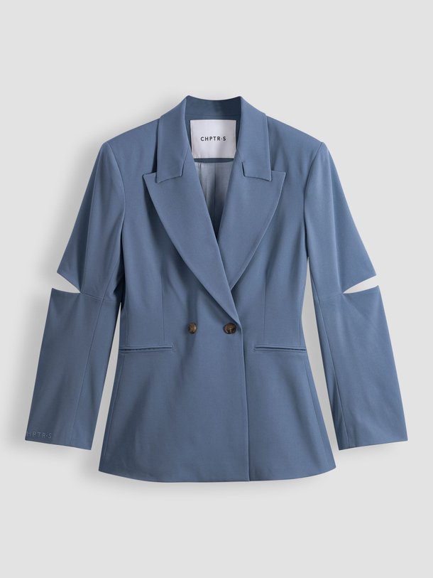 Ontdek de Fierce viscosemix blazer van Chptr-s in de kleur blauw bij Orangebag. Op werkdagen voor 21:45 besteld, morgen in huis.