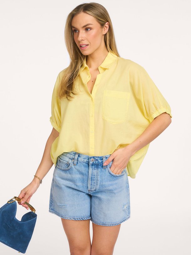 Ontdek de Cowboy katoenen blouse van So Sue in de kleur Geel bij Orangebag. Op werkdagen voor 21:45 besteld, morgen in huis.