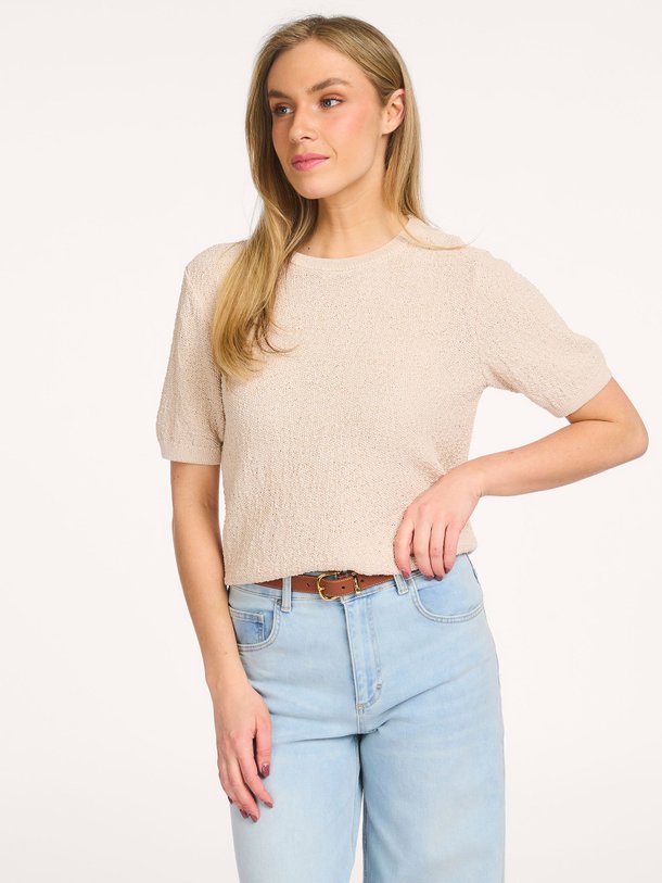 Ontdek de Katoenmix trui van Yaya in de kleur Beige bij Orangebag. Op werkdagen voor 21:45 besteld, morgen in huis.