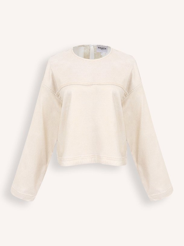 Ontdek de Anatolia viscosemix top met lurex van Frnch in de kleur champagne bij Orangebag. Op werkdagen voor 21:45 besteld, morgen in huis.