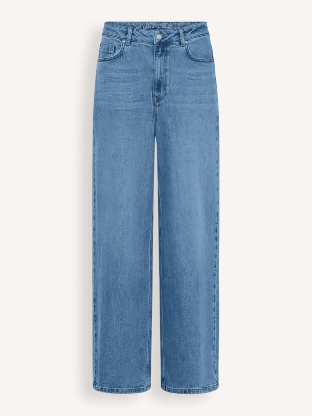 Ontdek de Jessie low waist wide leg non-stretch jeans van My Essential Wardrobe in de kleur Lichtblauw bij Orangebag. Op werkdagen voor 21:45 besteld, morgen in huis.