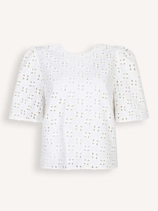 Ontdek de Malva geweven top met broderie van Dante 6 in de kleur wit bij Orangebag. Op werkdagen voor 21:45 besteld, morgen in huis.