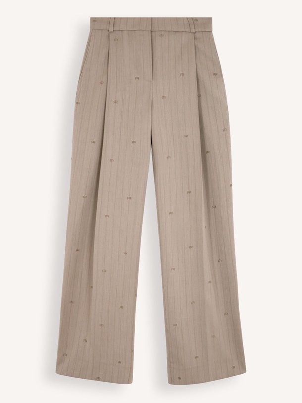 Ontdek de Oscar wolmix pantalon met krijtstreep van Roseanna in de kleur zand bij Orangebag. Op werkdagen voor 21:45 besteld, morgen in huis.