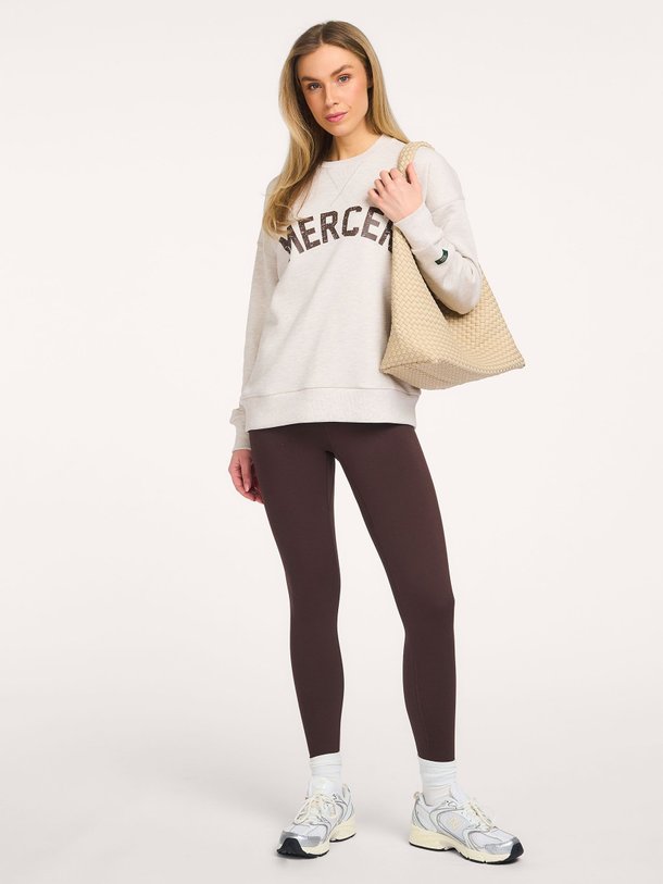 Ontdek de Meap katoenmix gemêleerde sweater van Mercer Amsterdam in de kleur Ecru bij Orangebag. Op werkdagen voor 21:45 besteld, morgen in huis.
