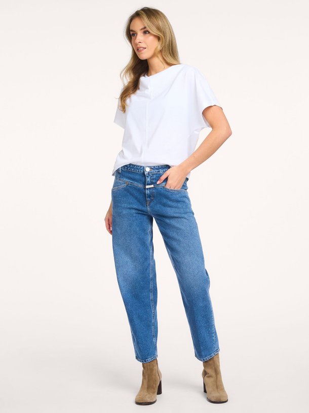 Ontdek de Stover X high waist relaxed fit stretch jeans van Closed in de kleur Blauw bij Orangebag. Op werkdagen voor 21:45 besteld, morgen in huis.