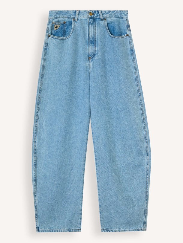 Ontdek de Dali high waist barrel fit non-stretch jeans van Lois in de kleur Lichtblauw bij Orangebag. Op werkdagen voor 21:45 besteld, morgen in huis.